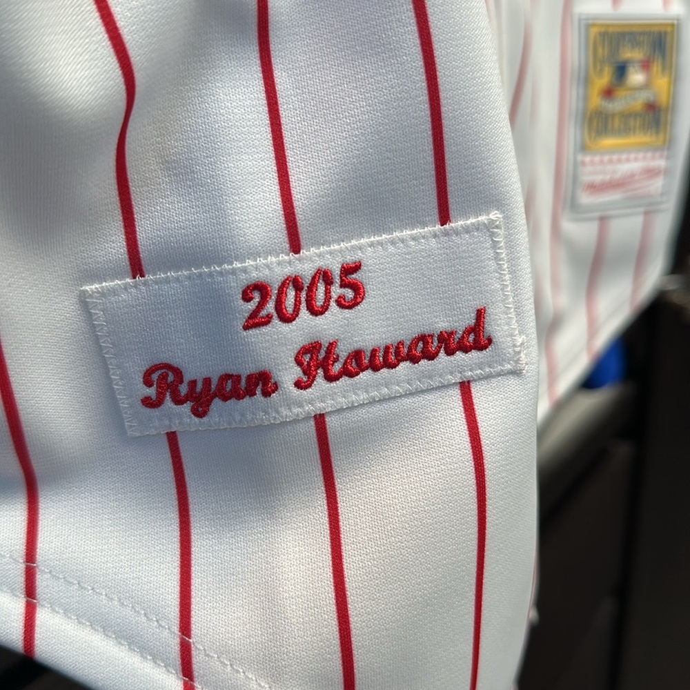 Ryan Howard Philadelphia Phillies Mitchell & Ness Authentic Jersey - White - Picture 4 of 6